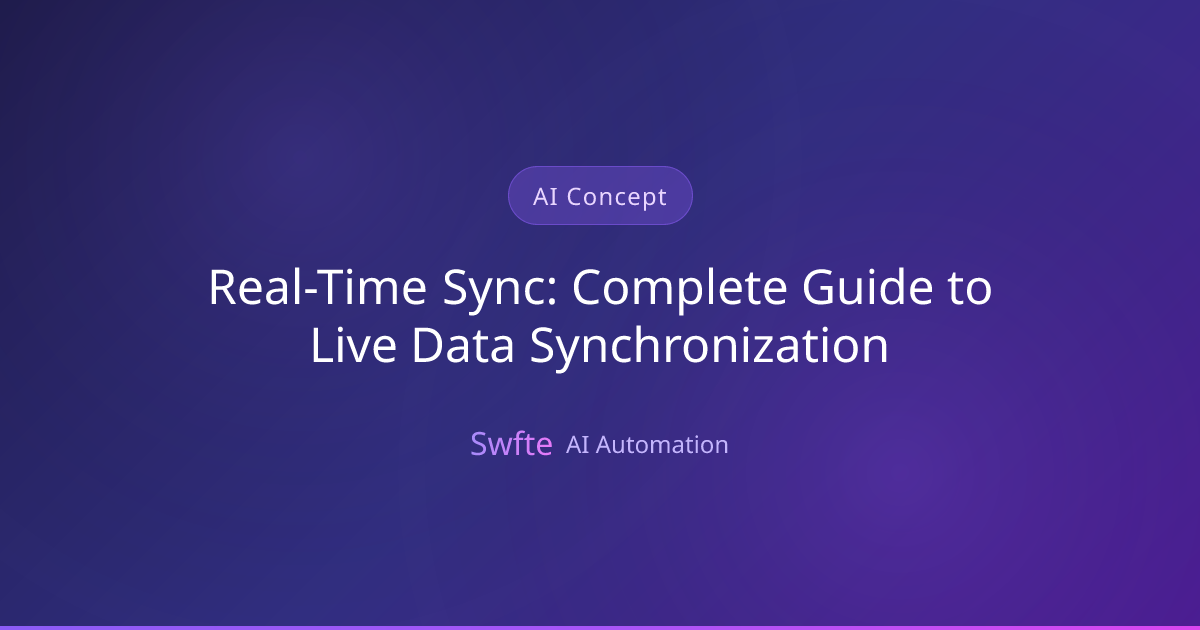 Real-Time Sync: Complete Guide to Live Data Synchronization