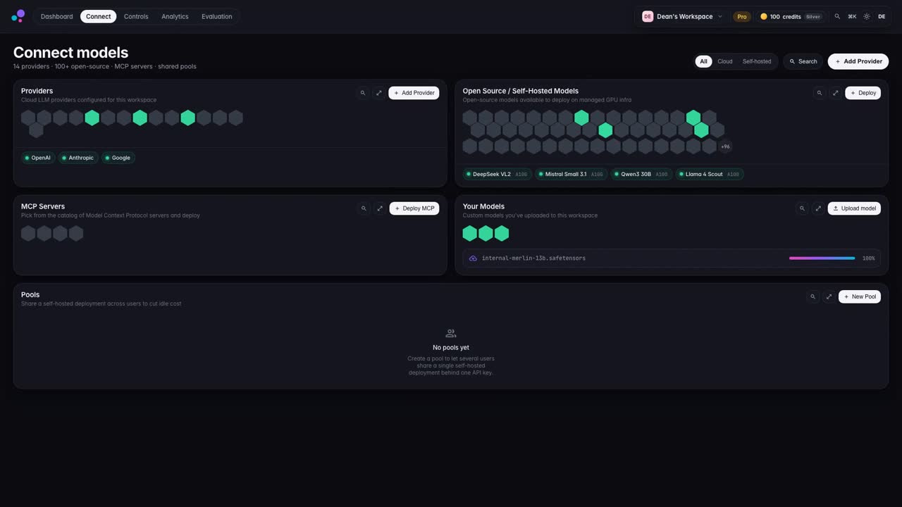Inference: Connect models view